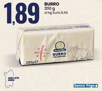 Eurospin BURRO 200 g offerta