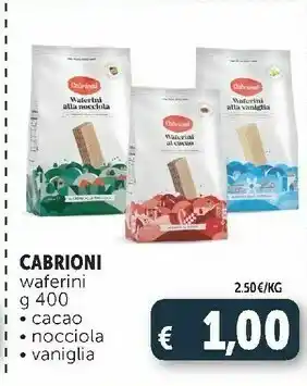 Deco Supermercati Cabrioni Wafer offerta