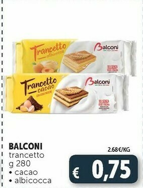 Deco Supermercati Balconi Merendine offerta