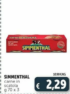 Deco Supermercati Simmenthal Carne in scatola offerta