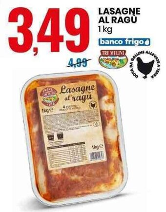 Eurospin LASAGNE AL RAGÙ 1kg offerta