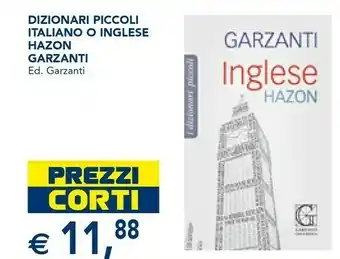 Esselunga Garzanti Dizionari Piccoli Italiano offerta