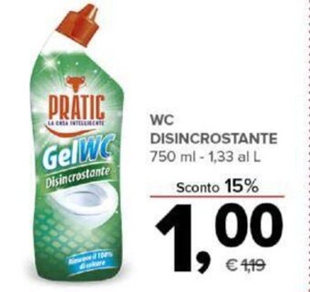 Todis WC DISINCROSTANTE 750 ml offerta