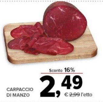 Todis CARPACCIO DI MANZO offerta