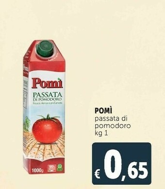 Deco Supermercati Pomì Passata Di Pomodoro offerta