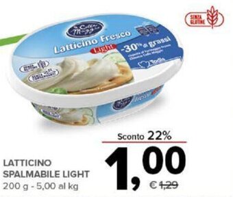 Todis LATTICINO SPALMABILE LIGHT 200 g offerta