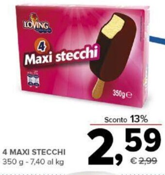 Todis 4 MAXI STECCHI 350 g offerta