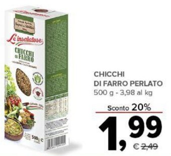 Todis CHICCHI DI FARRO PERLATO 500 g offerta