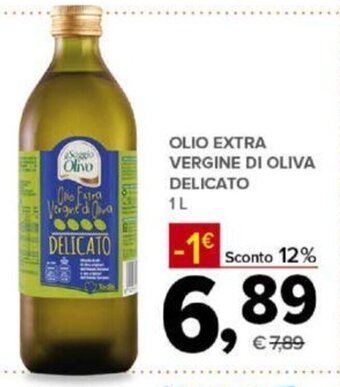 Todis OLIO EXTRA VERGINE DI OLIVA DELICATO 1L offerta