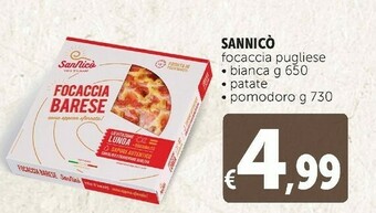 Sannicò Focaccia Pugliese Bianca