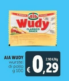 Deco Supermercati Aia Wurstel Di Pollo offerta