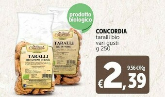 Deco Supermercati Concordia Taralli Bio offerta