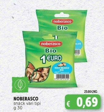 Deco Supermercati Noberasco Snack offerta