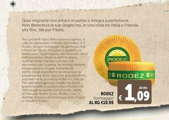 Deco Supermercati Rodez Formaggio offerta