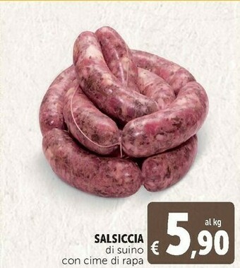 Deco Supermercati Salsiccia Di Suino Con Cime Di Rapa offerta