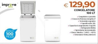 Todis CONGELATORE 100 LT offerta