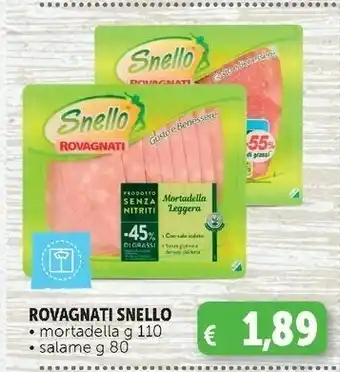 Deco Supermercati Rovagnati Snello Mortadella offerta