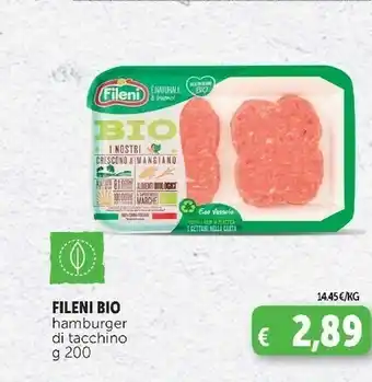 Deco Supermercati Fileni Hamburger Di Tacchino offerta