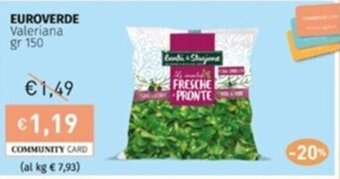 Prezzemolo e Vitale EUROVERDE Valeriana gr 150 offerta