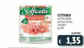 Deco Supermercati Citterio Prosciutto crudo offerta