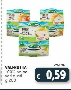 Deco Supermercati Valfrutta Succhi di frutta offerta