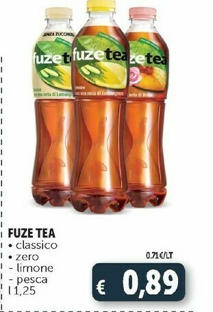 Deco Supermercati Fuze tea The offerta