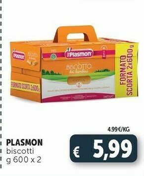 Deco Supermercati Plasmon Biscotti offerta