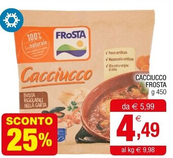 Gran mercato CACCIUCCO FROSTA g 450 offerta