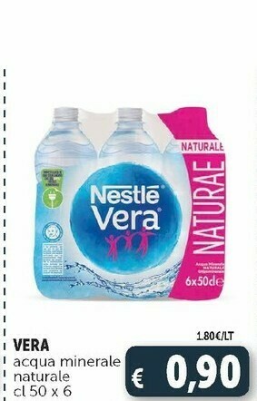 Deco Supermercati Nestlè Acqua Vera offerta