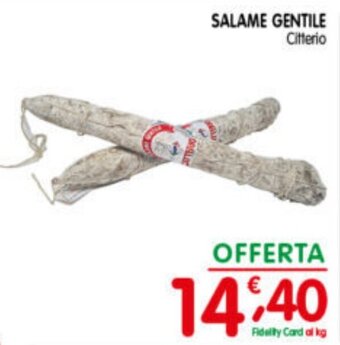 SALAME GENTILE Citterio