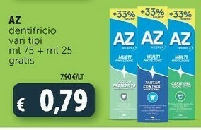 Deco Supermercati Az Dentifricio offerta