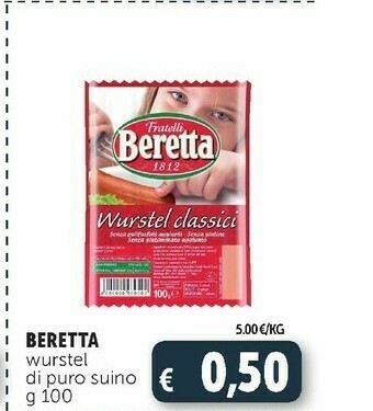 Deco Supermercati Beretta Wurstel Di Puro Suino offerta