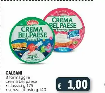 Deco Supermercati Galbani Crema Belpaese Formaggini 175 G(ml) offerta