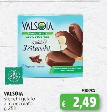 Valsoia Stecchi Gelato Al Cioccolato