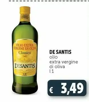 Deco Supermercati Desantis - Olio Extra Vergine D'Oliva Classico 1000 G(ml) offerta