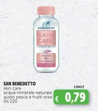 Deco Supermercati San Benedetto Skin Care Acqua Minerale Naturale offerta