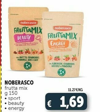Deco Supermercati Noberasco - Frutta Mix Sport 150 G(ml) offerta