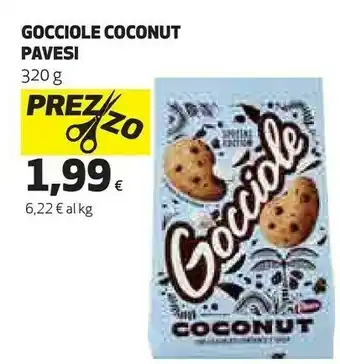 Ipercoop Pavesi Gocciole Coconut 320 G(ml) offerta