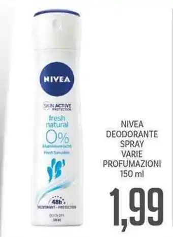 Supermercati Piccolo Nivea Deodorante Spray 150ml offerta