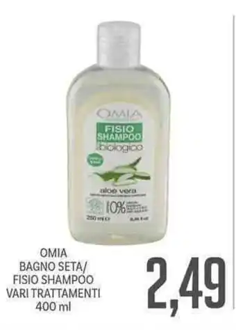 Supermercati Piccolo Omia Bagno Seta/Fisio Shampoo 400ml offerta