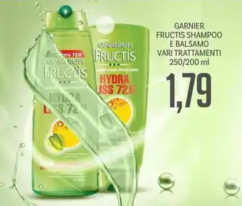 Supermercati Piccolo Garnier Fructis Shampoo e Balsamo 250/200ml offerta