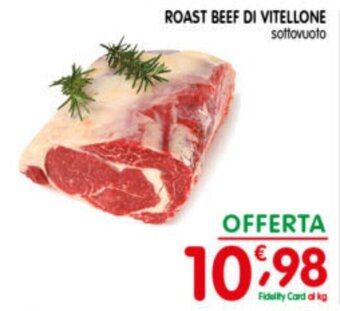 D'Ambros ROAST BEEF DI VITELLONE sottovuoto offerta