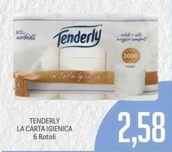 Supermercati Piccolo Tenderly La Carta Igienica 6 rotoli offerta