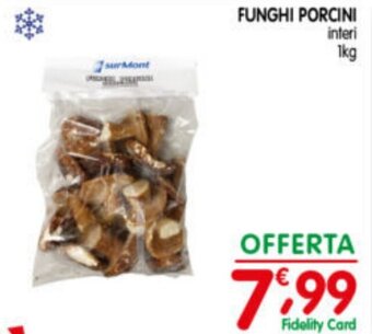 D'Ambros FUNGHI PORCINI interi 1kg offerta