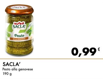 Iper Tosano SACLA' Pesto alla genovese 190 g offerta