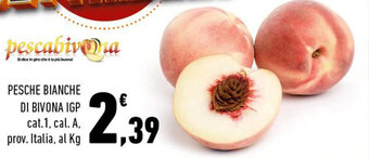 Conad PESCHE BIANCHE DI BIVONA IGP offerta