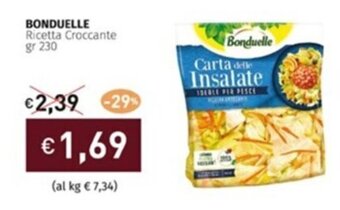 Prezzemolo e Vitale BONDUELLE Ricetta Croccante gr 230 offerta