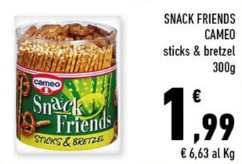 Conad SNACK FRIENDS CAMEO sticks & bretzel 300g offerta
