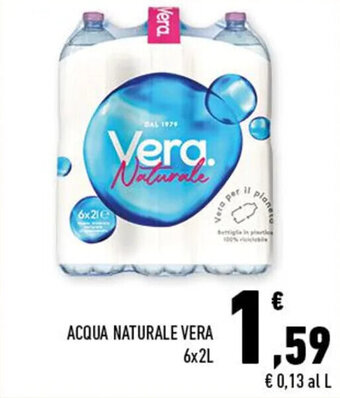 Conad ACQUA NATURALE VERA 6x2L offerta