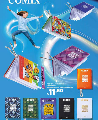 Coop AGENDA / DIARI COMIX Un esempio: superdiario std 13 mesi Comix datato offerta
